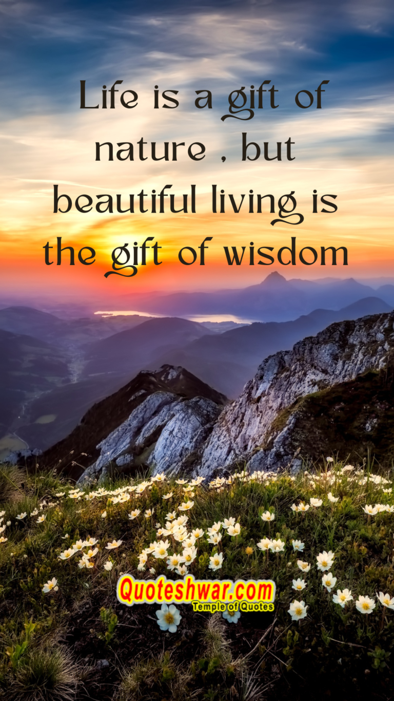 Read more about the article Life is a gift of …