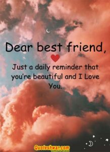 Read more about the article Dear Best Friend…