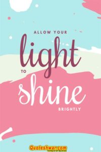 Read more about the article Allow your light to…