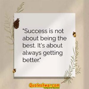 Read more about the article Success is not about….