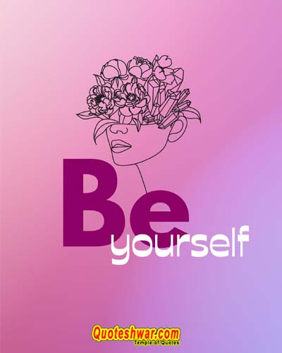 women motivational quotes be yourself