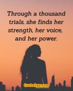 Read more about the article Through a thousand trials, she…