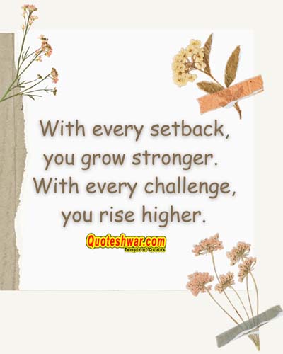 women motivational quotes with every setback
